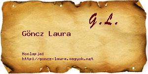 Göncz Laura névjegykártya